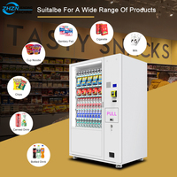 Mesin Penjual Otomatis ZHZN Combo untuk Minuman, Produk Kecantikan & Makanan/Camilan dengan Berbagai SDK Pembayaran Wi-Fi/4G