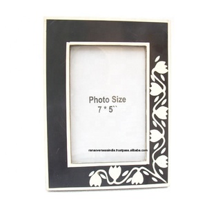Wooden Rectangular <b>Photo</b> <b>Frame</b> in Black and <b>White</b> Color for Bed Room - Product Image 1