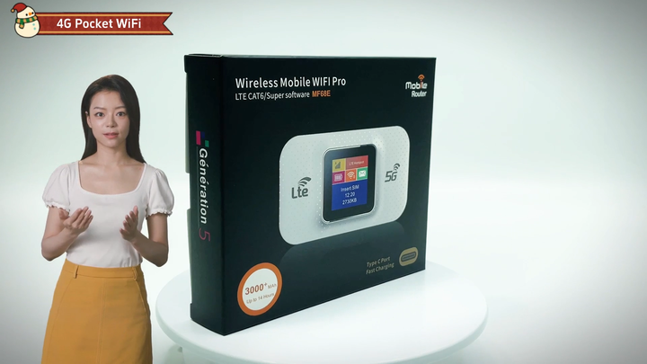 DNXT 4G LTE Portable WiFi Router - Share Wireless Hotspot, 150