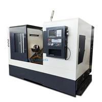 Torno CNC de Cama Inclinada TCK630 Chino de Alta Resistencia y Alta Velocidad con Controlador Fanuc