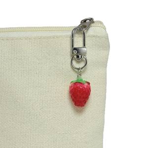 Porte-clés ChenXi personnalisé simple en forme de fraise, jolie décoration de sac, cadeau pour filles, cadeau promotionnel - Product Image 2