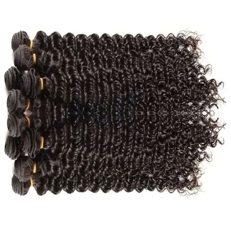 Cheveux humains indiens ondulés avec frontal à vendre bon 11a paquets d'extension de cheveux humains vierges indiens remy