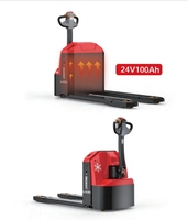 Transpalette électrique à batterie 2000kg, capacité de 2 tonnes, avec option de stockage à froid