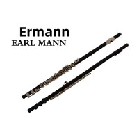Ehrman Musical Instrument Factory Professional Brass Flute Black C-Tune 16-Hole Closed-Hole Tianjin