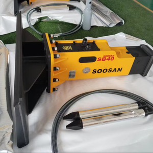 For SB40 Skid Steer Hydraulic Breaker 68mm Chisel Diameter for 4.0-7.0 Ton Construction Mining Main Body 1 Year Warranty - Product Image 1