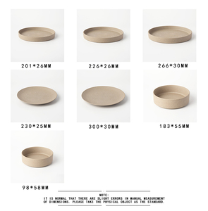 <span class=keywords><strong>Assiette</strong></span> de service ronde en céramique de style japonais vintage pour restaurant, <span class=keywords><strong>assiette</strong></span> à salade et à steak en porcelaine pour la maison, vente en gros - Product Image 6