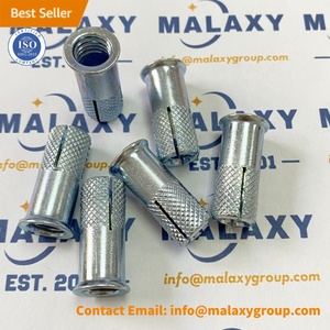Malaxy Nhà Máy Trung Quốc Chất Lượng Cao <span class=keywords><strong>Drop</strong></span> Shipping Trong Neo Bu Lông Với Lip Mặt Bích Nửa <span class=keywords><strong>Knurling</strong></span> Sửa Chữa Neo M6 M8 M10 M12 M16 M20 - Product Image 6