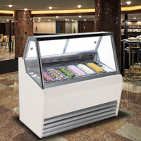 Ensemble complet Offre Spéciale de matériel de cuisine industriel en acier inoxydable pour restauration rapide vitrine commerciale de gelato pour restaurant hôtel