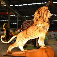 LFS-4 angepasste Nacht Tour Event Beleuchtung Dekoration Große Laterne Tiere Chinesisches Festival Laternen Mit Lichtern