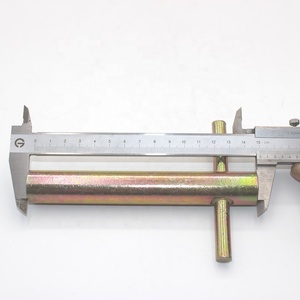 Insert de béton en acier au carbone à queue pleine, douille de levage pour tuyaux, trou transversal, zingué brillant, filetage M8, certifié CE - Product Image 4