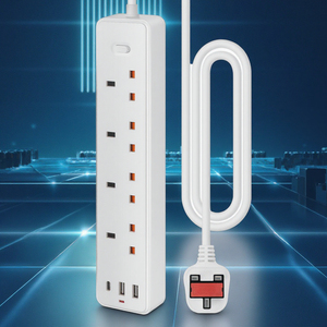 Ổ cắm chống sét tiêu chuẩn Anh bảo vệ quá tải trẻ em chống sốc điện - Product Image 2