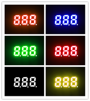 Afficheur LED SMD à 7 segments à 3 chiffres ultra fin de 0,2 pouces pour une utilisation en intérieur Anode commune Rouge
