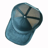 Gorra de Camionero de Malla y Terciopelo de 5 Paneles de Alta Calidad Personalizable con Diseño Bordado 3D Estilo Deportivo para Verano
