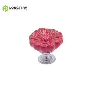 Poignées de tiroir en porcelaine en forme de fleur colorée pour <span class=keywords><strong>la</strong></span> décoration de <span class=keywords><strong>la</strong></span> maison, tirettes <span class=keywords><strong>et</strong></span> boutons de porte en céramique, <span class=keywords><strong>marguerite</strong></span> - Product Image 4