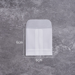 Enveloppes en papier sulfurisé imprimées et estampées à chaud, cartes-cadeaux, invitations et pochettes de rangement, enveloppe transparente pour mariage - Product Image 4