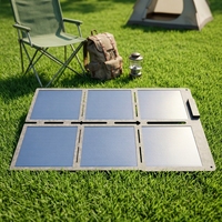Panneau solaire flexible Sunflex 6-Fold Perovskite 60W IP67 étanche, efficacité 18%, alimentation portable d'urgence pour le camping