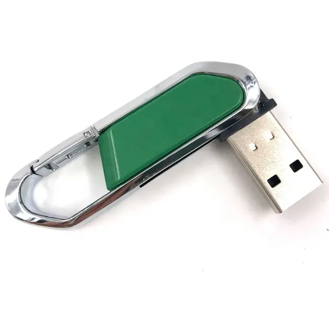 New mini portable creative customized mountaineering buckle key Chain metal Usb flash drive 2.0 memory