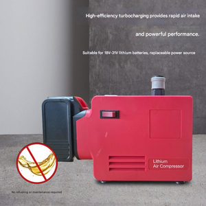 <span class=keywords><strong>Compresseur</strong></span> d'air portable sans fil pour l'extérieur, mini pompe à pneus de voiture à batterie au lithium pour pistolets à clous pneumatiques de menuiserie - Product Image 2