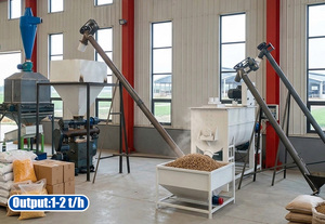 Fabricant de machines à granulés pour l'industrie agroalimentaire, système de traitement des aliments pour animaux 2 T/H pour les petites usines d'aliments pour animaux - Product Image 2