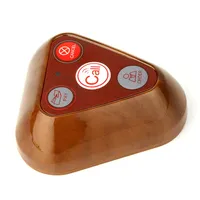 Bouton émetteur d'appel sans fil pour serveur d'appel de service à la clientèle de restaurant