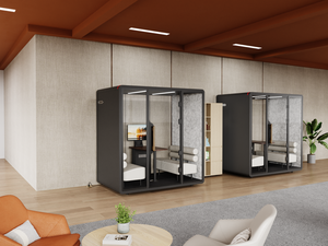 Cabina Telefónica Acústica Insonorizada <span class=keywords><strong>FlexiSpot</strong></span> P4F-4S para 4 Personas, para Oficinas Abiertas - Product Image 6