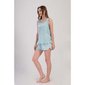 Traje de Falda Ovalada de Manga Ancha para Mujer, Talla XXL, con Camiseta sin Mangas Cómoda - Product Image 2