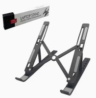 Support pour ordinateur portable pliable réglable en plastique Base de support antidérapante Support pour ordinateur portable pour ordinateurs portables