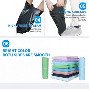 Sac d'expédition en LDPE/HDPE personnalisé avec logo blanc clair, taille personnalisée, adhésif résistant, sac de livraison pour chaussures - Product Image 5