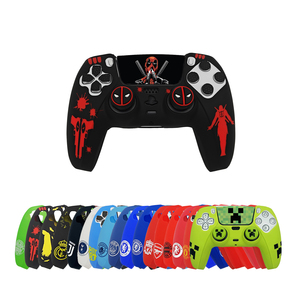 เคสซิลิโคนพิมพ์ลายซูเปอร์ฮีโร่แบบเลเซอร์ สำหรับจอย PS5 <span class=keywords><strong>Dualshock</strong></span> 5 - Product Image 1