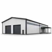 Structure en acier pour entrepôt logistique, charpente métallique pour entrepôt frigorifique et centre de distribution