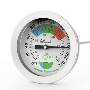 Thermomètre pour compost et sol, jardin extérieur, sonde de 20 pouces pour thermomètre de compost et de sol - Product Image 2