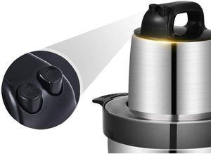 Hachoir à viande portable pour la maison, robot culinaire multifonctionnel, mixeur à fruits, hachoir à viande en acier inoxydable de grande taille - Product Image 5