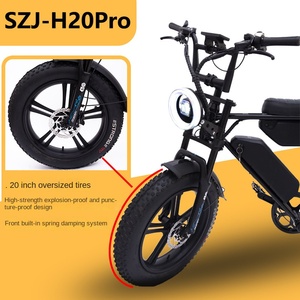 Bicicletta Elettrica a Due Ruote con Batteria al Litio 48V, Freni a Disco, Ruota da 14 Pollici per Città - Product Image 4