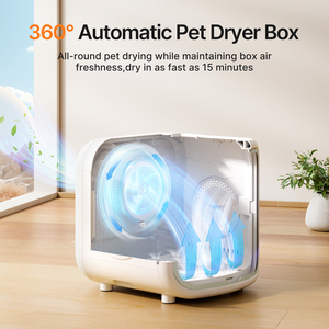 Séchoir automatique pour animaux de compagnie de 75 L pour chats et petits chiens, séchage ultra-silencieux mains libres avec température intelligente et sécurisée - Product Image 3