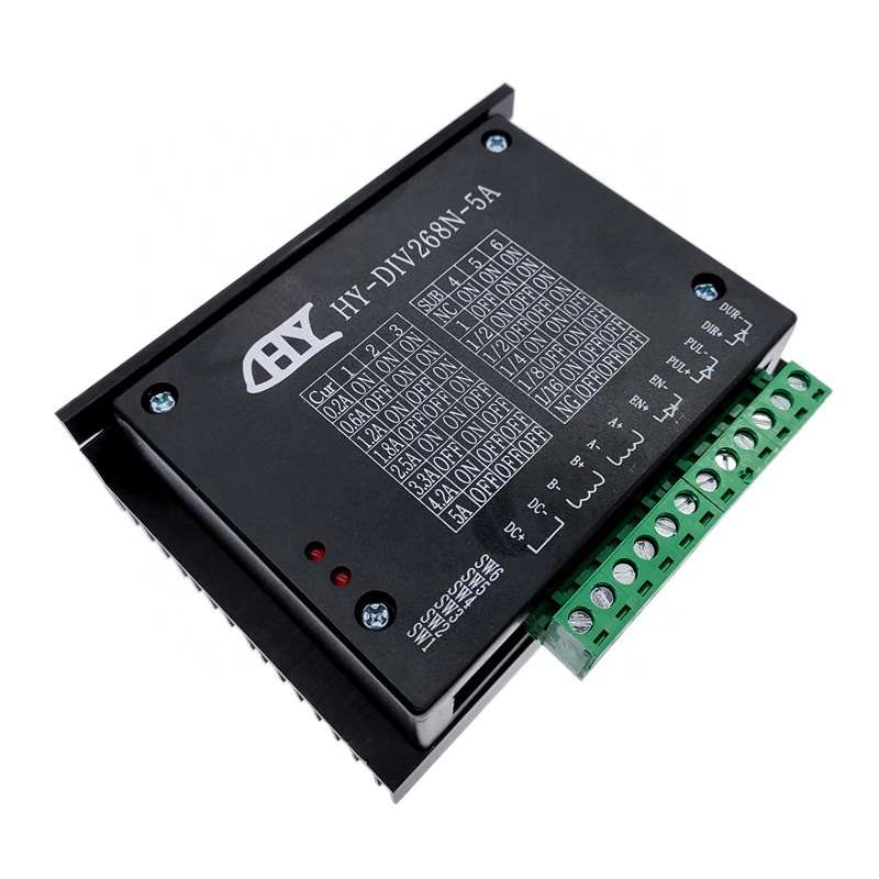 HY-DIV268N-5A Enkele As Cnc Graveermachine Stepper Drive 5A TB6600 Nema 17 Nema 23 Stappenmotor Controller