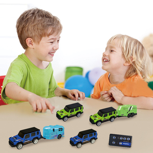 1:64 Scale Remote Control Mini Die-Cast <strong>Car</strong> with Trailer Radio Control Alloy <strong>Cars</strong> RC Die Cast <strong>Car</strong> For Kids - Product Image 6
