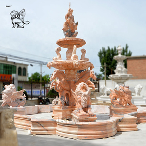 Fontane da <span class=keywords><strong>Giardino</strong></span> con Grandi Leoni Decorazione per Esterni Statua di Leone <span class=keywords><strong>in</strong></span> <span class=keywords><strong>Pietra</strong></span> Naturale Scolpita a Mano <span class=keywords><strong>Fontana</strong></span> d'Acqua <span class=keywords><strong>in</strong></span> Marmo - Product Image 5