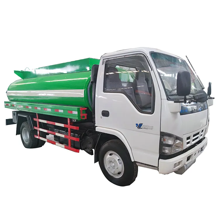 Isuzu isuzu Kingrun 4x2 15000L yakıt deposu kamyon yakıt tankeri , yağ tankı kamyonu fabrika kaynağı