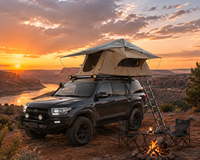 Carpa de Techo Familiar Premium Portátil e Impermeable de Lona de 280g, de Fácil Montaje, para SUV y Aventuras al Aire Libre