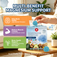 GABE HEALTH 8 Bentuk Magnesium Kompleks Gummies 1000mg untuk Relaksasi Otot, Mendukung Kesehatan Otak, OEM Label Pribadi