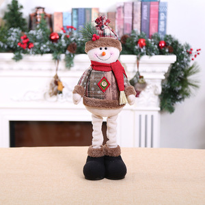 TC Poupée Extensible De Haute Qualité Père Noël Ornements De Noël Et Décorations D'arbre De Noël Pour La Maison À L'intérieur Figurines De Noël - Product Image 3