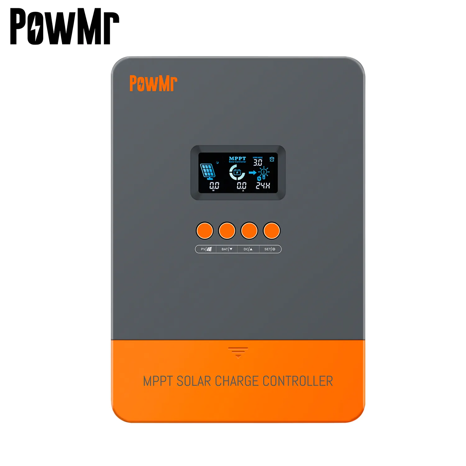 Контроллер заряда PowMr-Solar для солнечной системы, максимальный вход PV, 150 В, 60 А, 12 В, 24 В, 36 В, 48 В