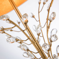 Yonna — lampe de Table en cristal au style Post-moderne, produit de luxe décoratif, éclairage de chevet, pour chambre à coucher, hôtel