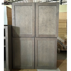 Nuovi prodotti per il progetto di appartamento americano ardesia colore finitura incorniciato parete unità in legno armadi da cucina pronti per il montaggio - Product Image 5