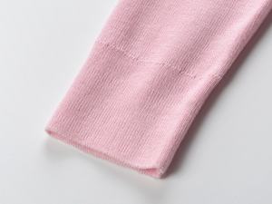 Cárdigan de <span class=keywords><strong>Punto</strong></span> Casual para Mujer, Nuevo de Principios de Otoño, Antibolitas, Color <span class=keywords><strong>Rosa</strong></span> Sólido, con Costuras, Cuello Camisero, Corte Entallado, Manga Larga, con Botones - Product Image 6