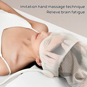 Masseur de tête sans fil rechargeable OEM HD-01 avec fonctions de chauffage infrarouge, batterie <span class=keywords><strong>au</strong></span> lithium, conçu pour soulager les zones de la tête et des yeux - Product Image 4