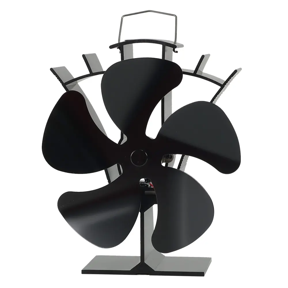 Stille Haard Accessoires 5 Blades Eco Fan Mini Kachel Ventilator Warmte Aangedreven Kachel Top Fan
