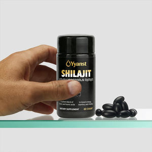 Private Label Free Sample Adult Energy Immunity Support High Quality <b>Natural</b> Herbal <b>Shilajit</b> Softgel Capsules for Men-Low-Sugar - Product Image 3