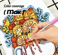 Marqueur acrylique à séchage rapide et anti-bavures pour la peinture DIY des enfants et les fournitures artistiques pour l'école primaire – Boîte premium non effaçable