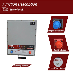 Batería práctica de 24V LiFePO4 para sistema de estacionamiento interior de camiones - Product Image 2